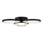 CIMO LED Plafondlamp - Zwart 43.6cm 3100lm