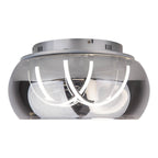 Näve Malou LED Plafondlamp Ø45cm Rookglas