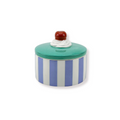 Housevitamin Voorraadpot Tartelette Kers Blauw/Paars 9x9x7,5cm