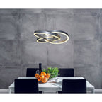 Näve Divora LED Hanglamp Ø58cm Aluminium Wit
