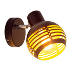 Näve Wand- Plafondlamp Casco Metaal Zwart Goud