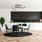 Näve Radon LED Plafondlicht Zwart 75cm