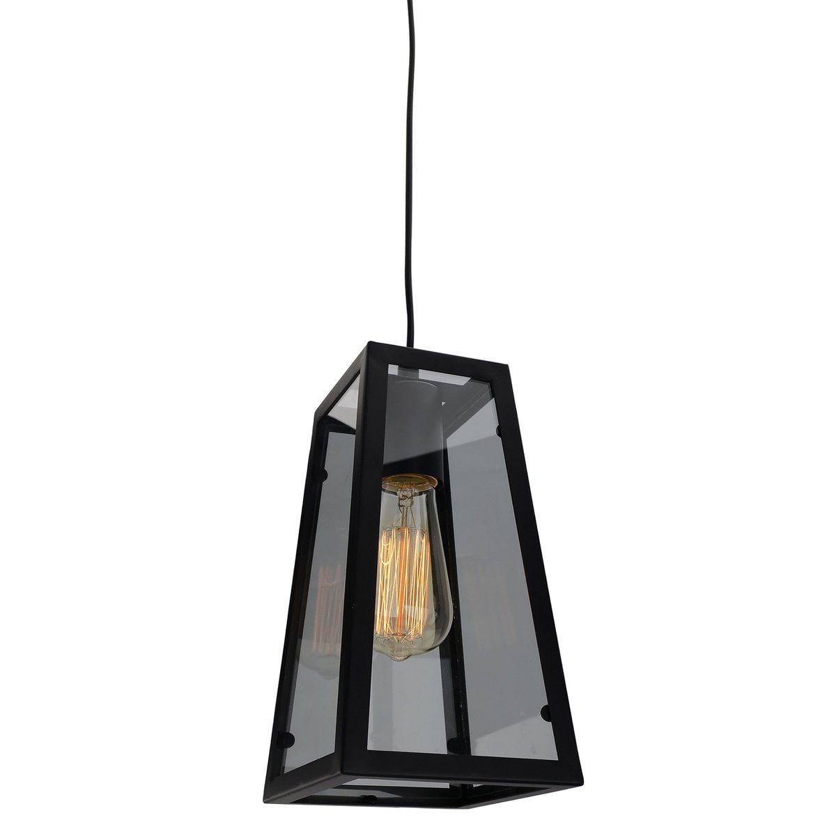 Näve Leuchten Alex Hanglamp - Zwart 150cm