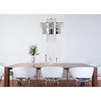 Näve Leuchten Hanglamp Chroom 32cm Elegant Gloeilamp