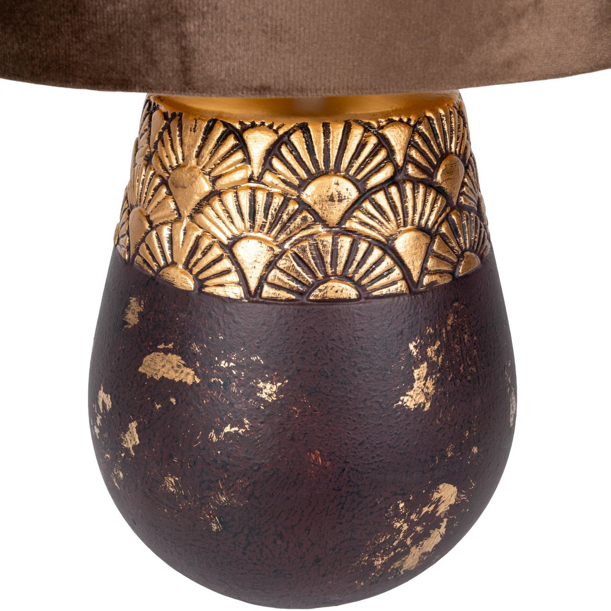 Näve Bronco Keramische Tafellamp Beige 39cm