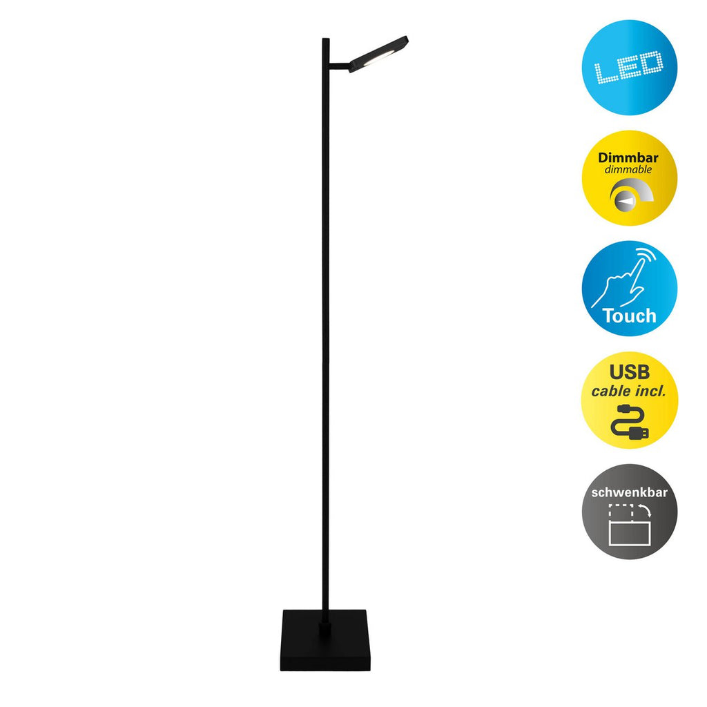 Näve Lupa LED Staande Lamp 135cm Dimbaar