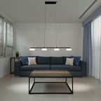 CIMO Hanglamp LED Zwart 96cm Metaal
