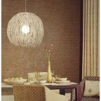 Näve Struwel Rattan Hanglamp Ø40cm Wit