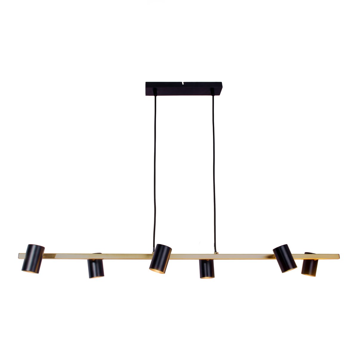 Näve Frida Hanglamp - Zwart/Goud 115cm
