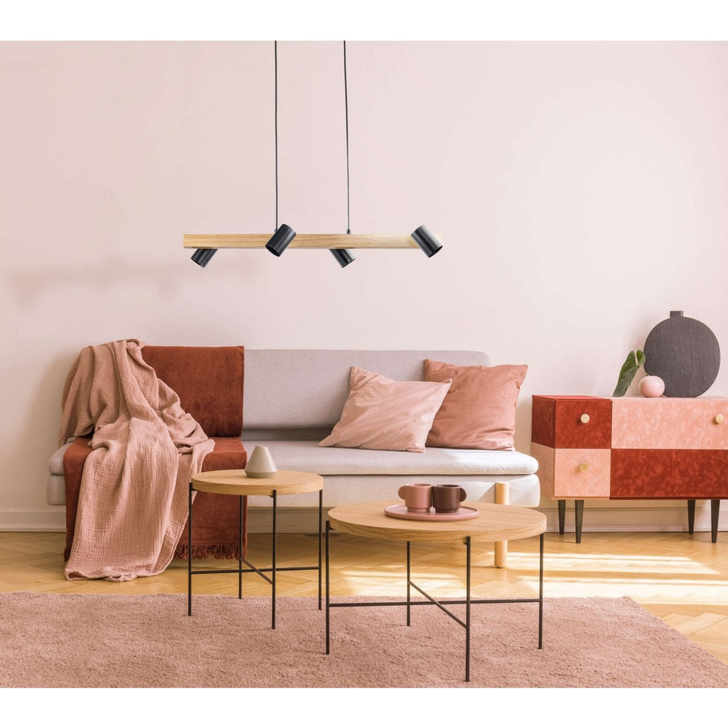 Näve Frida Hanglamp - Zwart 80cm