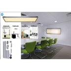LED paneel Diversiteit 59,5x29,5cm warm wit