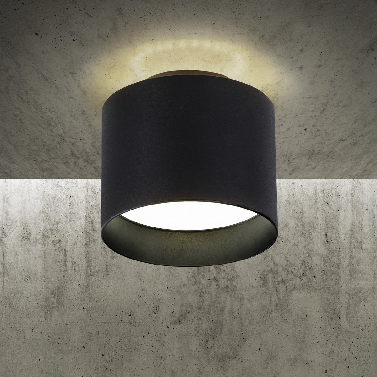 LED Spot Trios Ø10cm Zwart Metaal