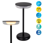 Näve Pasi Tabletlamp - Zwart 26cm Dimbaar