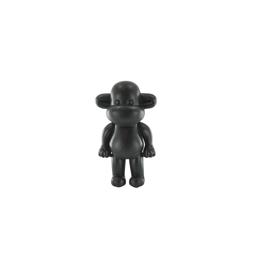 Legende Aap Beeldje - Zwart - 11x7x19cm - Housevitamin