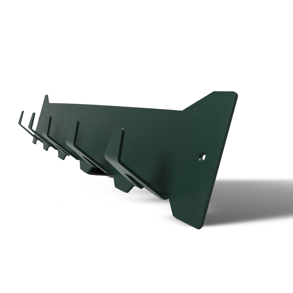 Gorillz Triangle Five wandkapstok - 5 haken - Groen