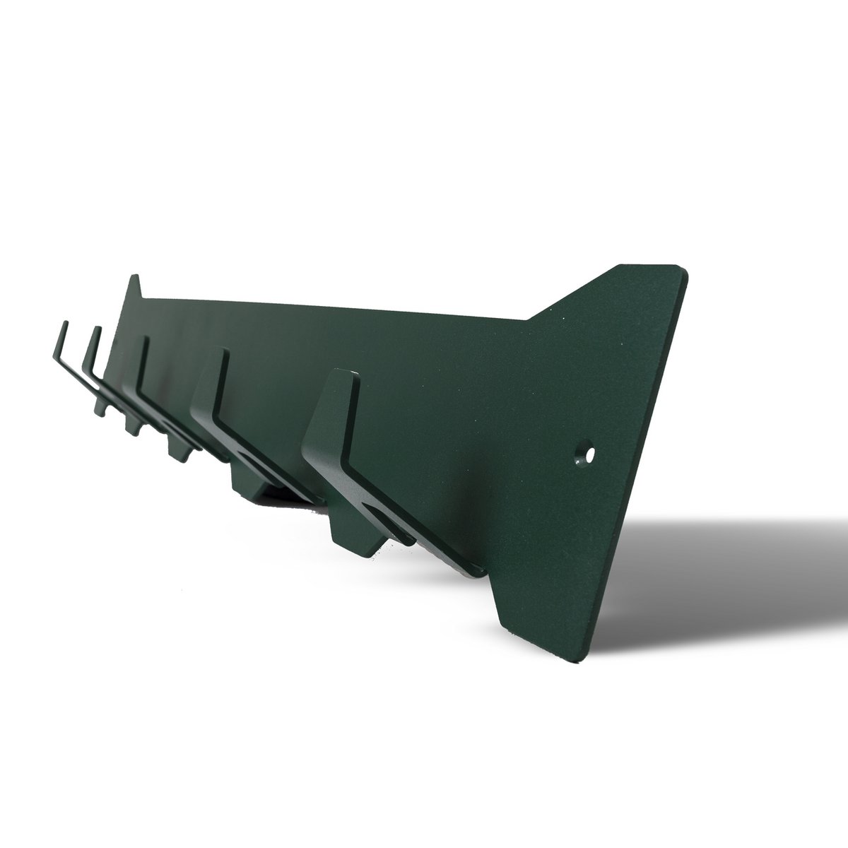 Gorillz Triangle Five wandkapstok - 5 haken - Groen