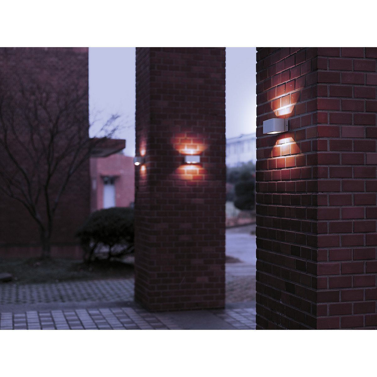 LED Buitenmuurlamp Alvena - Warm Wit 15x6.5cm