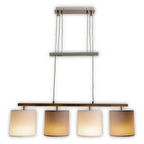 Tilde Hanglamp 4-lichts Grijs-Wit - NEVE Leuchten