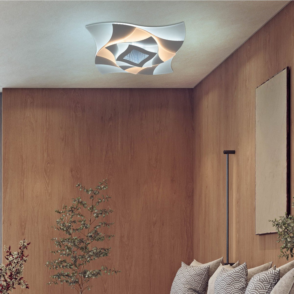 Näve Liora LED Plafondlamp 48cm 3D Effect