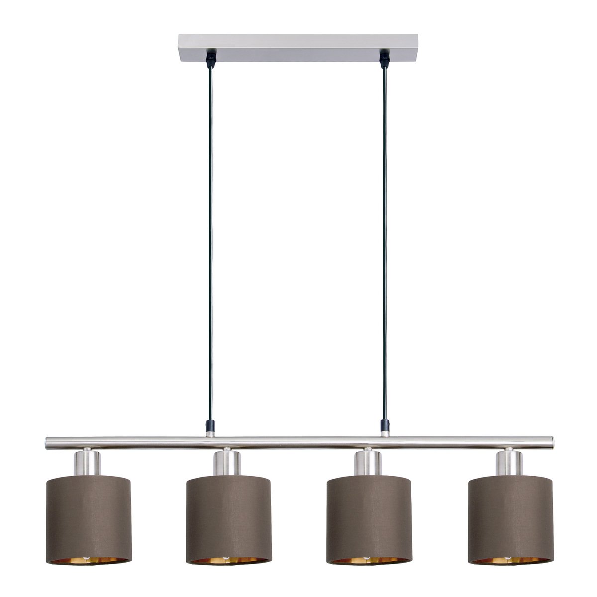 Näve Maron 4-Light Pendant Lamp - Brown 72cm