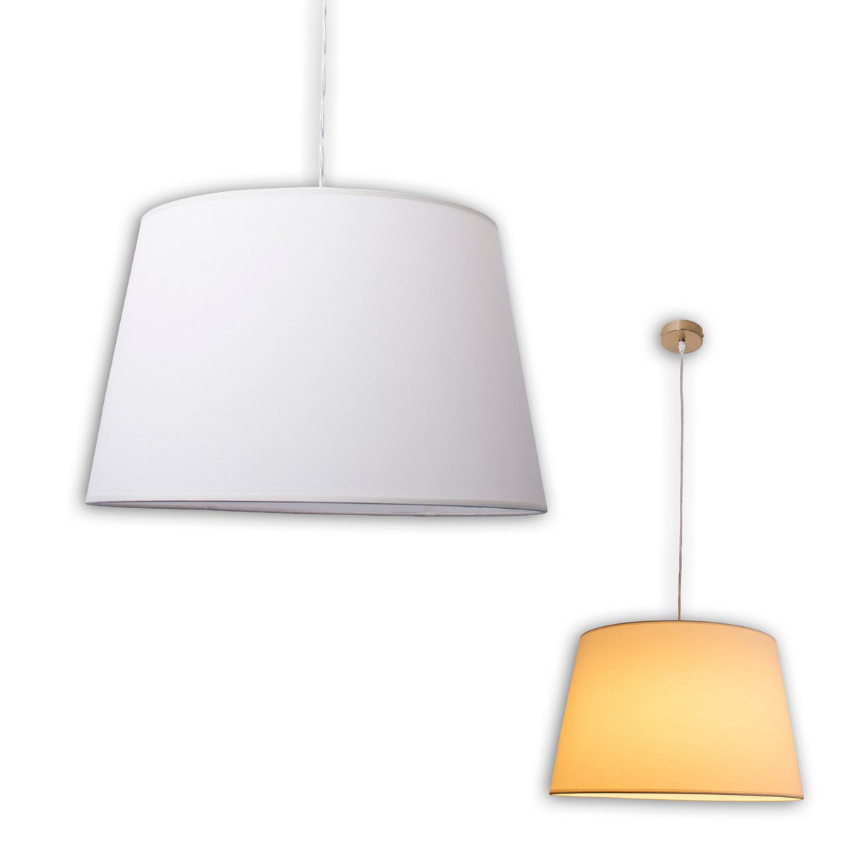 Näve Bologna Hanglamp Beige/Messing 45cm