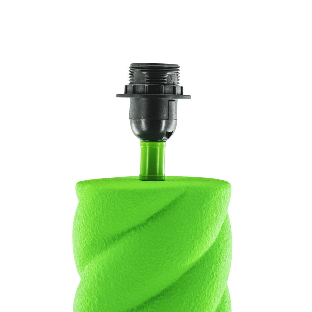 Tafellamp Neon Groen Keramiek E27 12x12x28cm