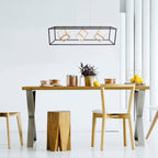 LED hanglamp Tripoli 100cm - Zwart