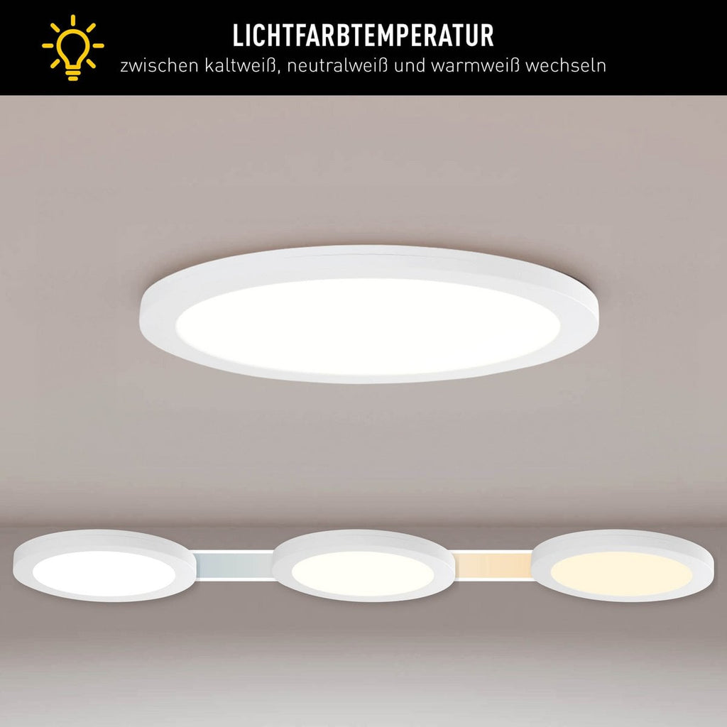 Näve Bonus LED-Plafondlamp Ø21,7cm Wit CCT