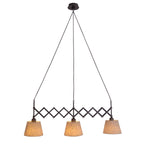 Näve Adrienne Hanglamp Schaarlamp Bruin 52-100cm