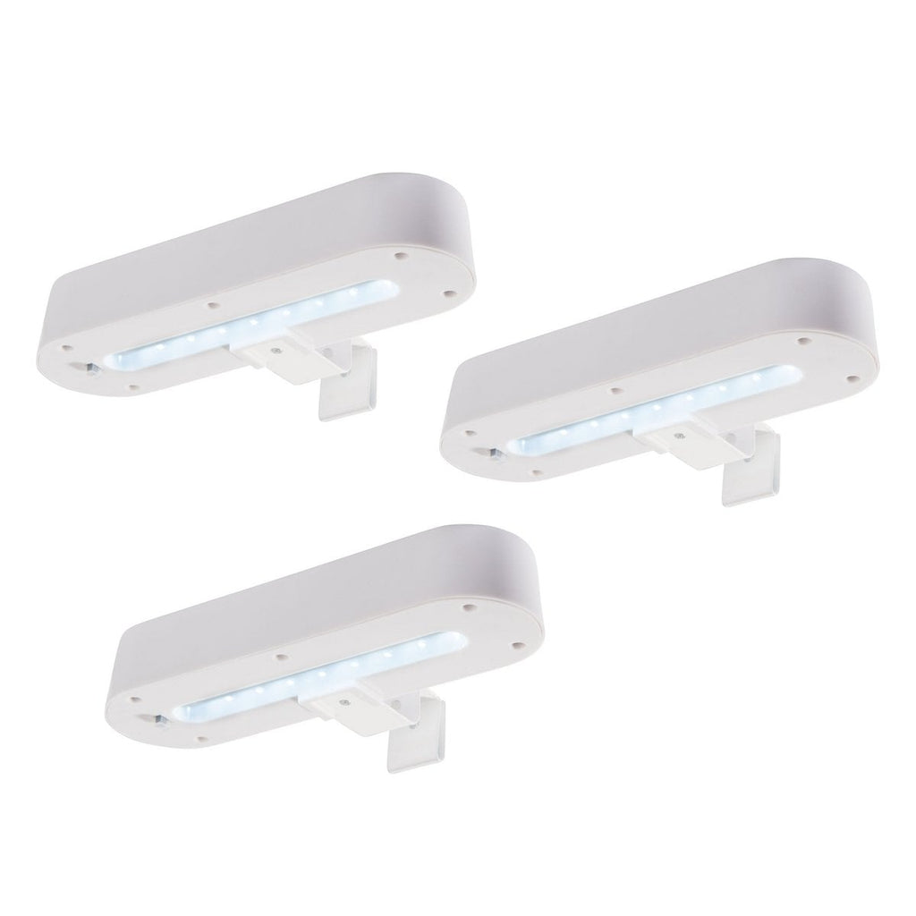 LED Solar Tuinlamp Näve Set 3-delig Wit