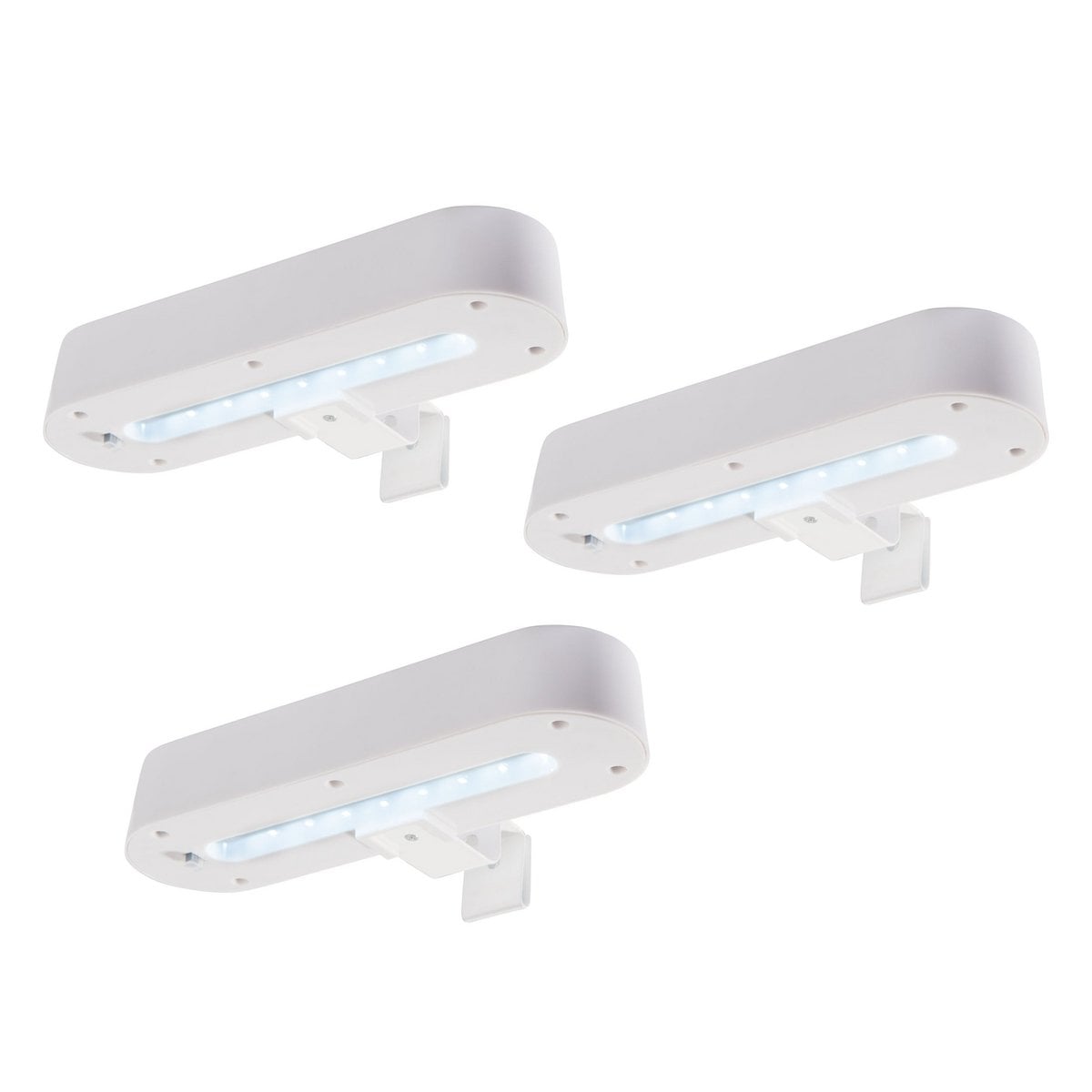 LED Solar Tuinlamp Näve Set 3-delig Wit