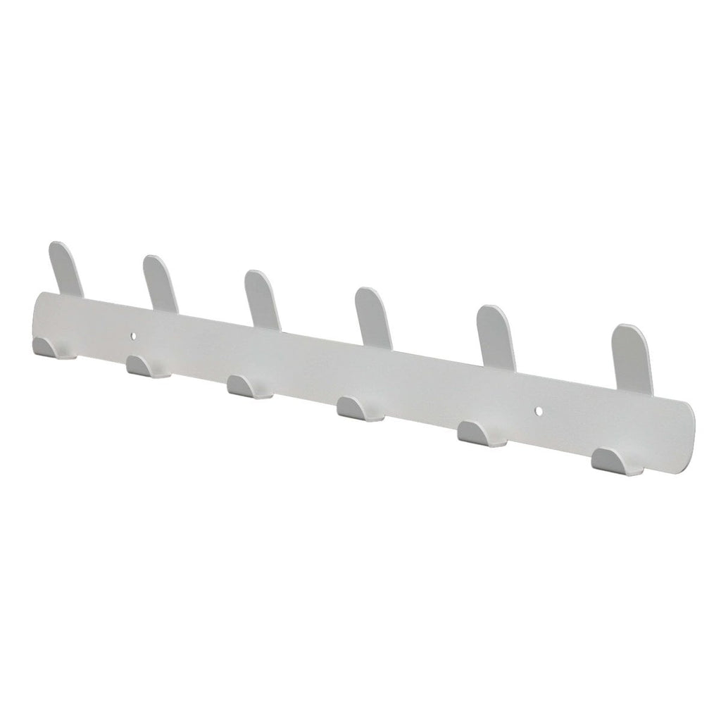 Gorillz Wandkapstok - Wit met 12 Haken, 48cm Breedte
