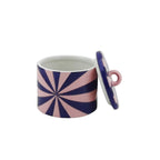 Housevitamin Voorraadpot Swirl - Dolomiet Roze/Blauw 11,5cm