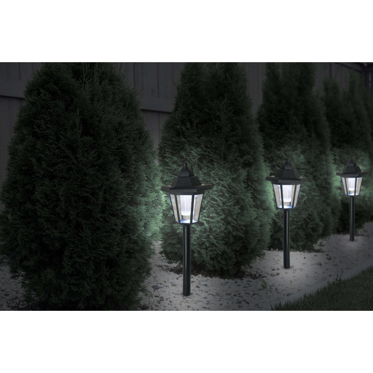 Näve LED Solar Spiesslamp 2-in-1 Set 3ST