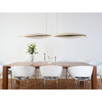 Näve Nina LED Hanglamp - Zilver 115cm