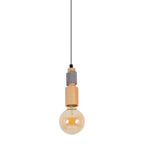 Näve Bento LED Hängeleuchte Holz 130cm