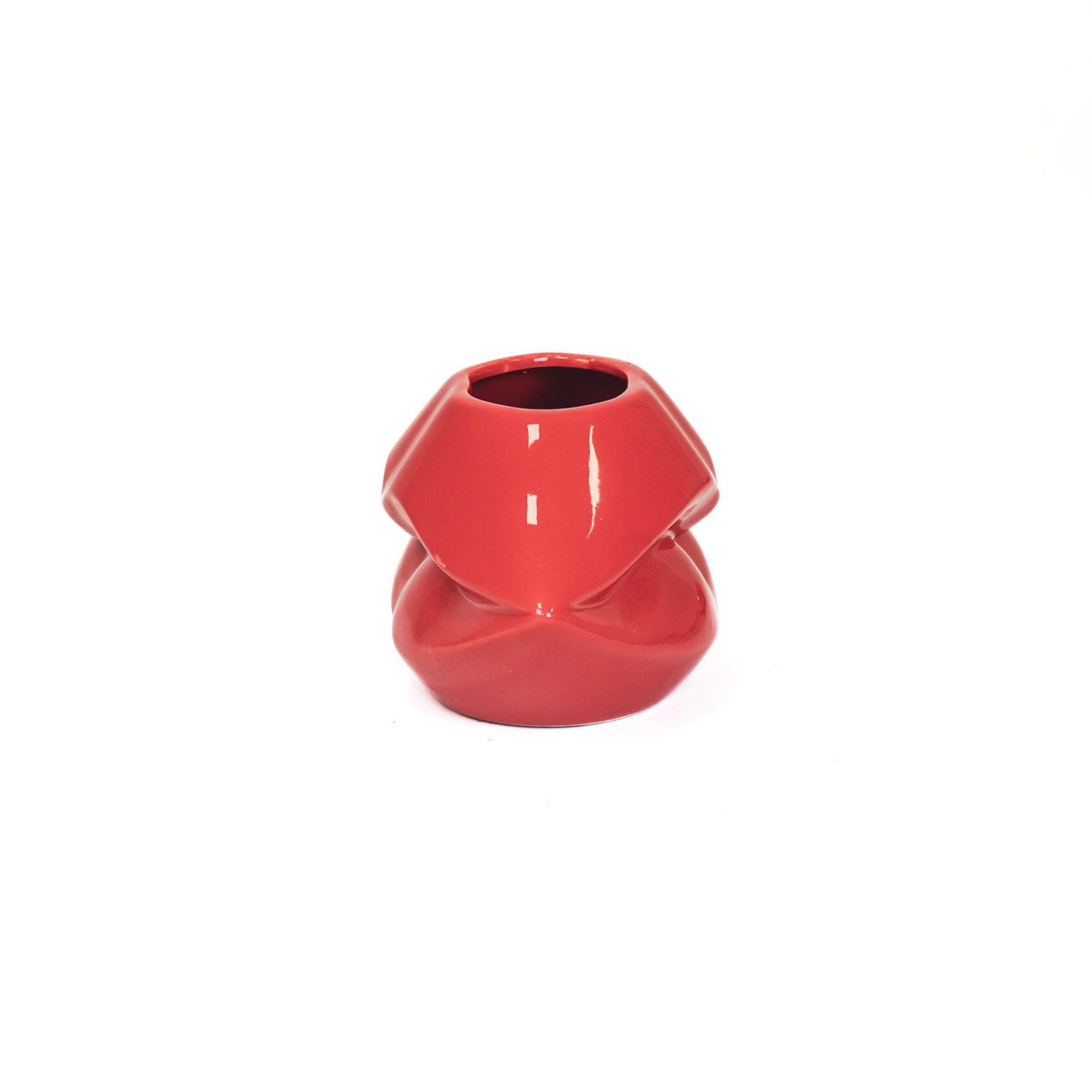 Keramische Pot - Rood - 21x19x11cm