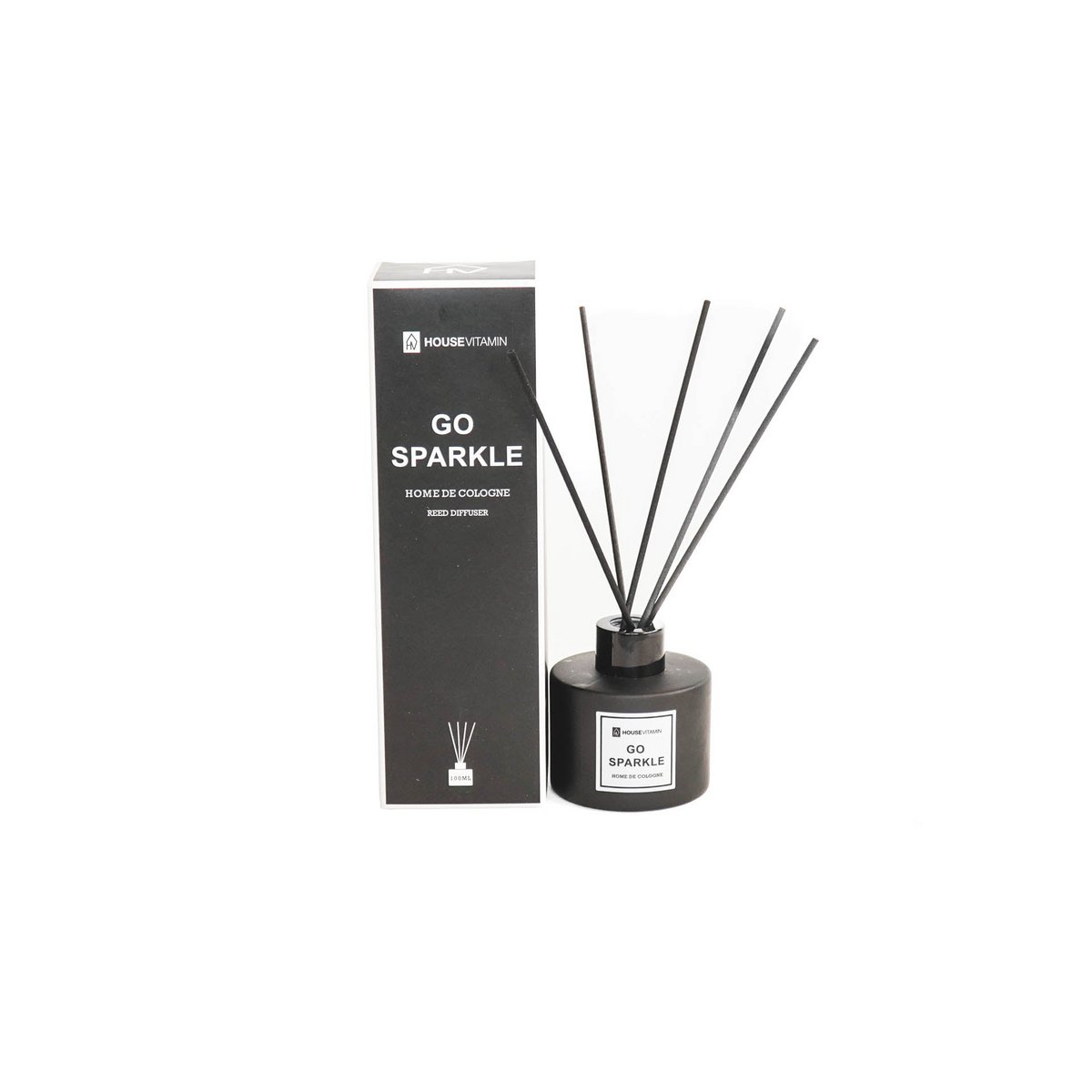 Go Sparkle Rietverspreider - Glas 100ml Amber