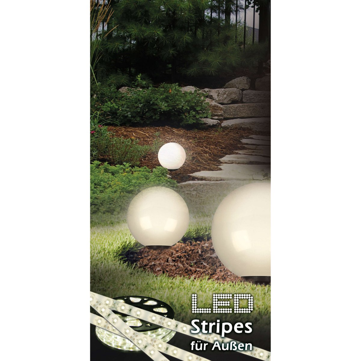 Näve Ball Buitenlamp 30cm Wit E27