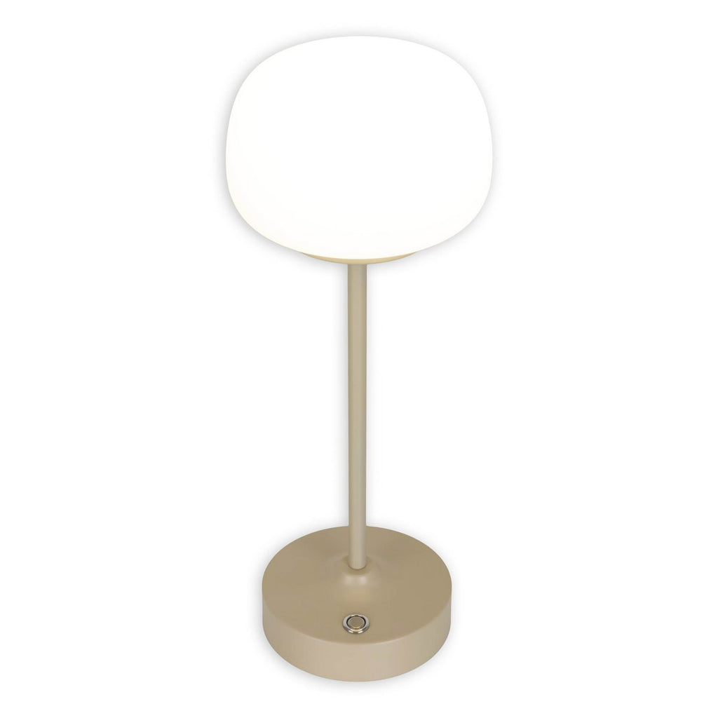 Näve Pina LED Tafellamp 30cm Beige Wit