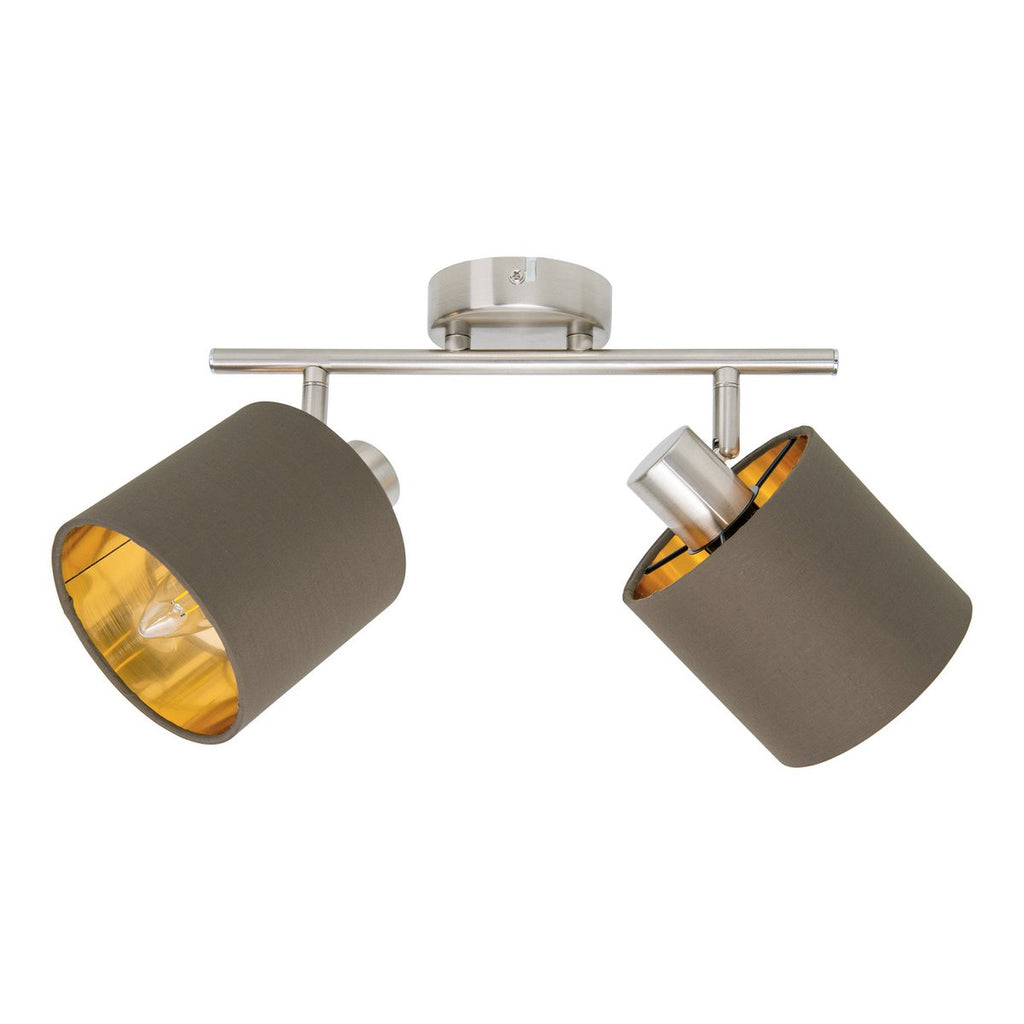 Näve Maron Muur-/Plafondlamp - Bruin 46cm