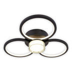 CIMO LED Plafondlamp - Zwart 43.6cm 3100lm