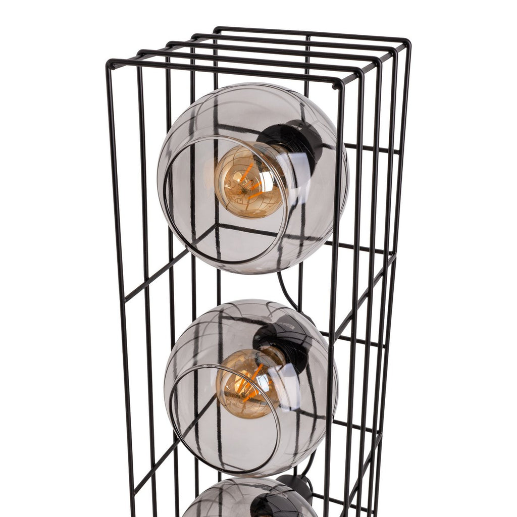 Näve Cesta Vloerlamp - Zwart Glas 95cm