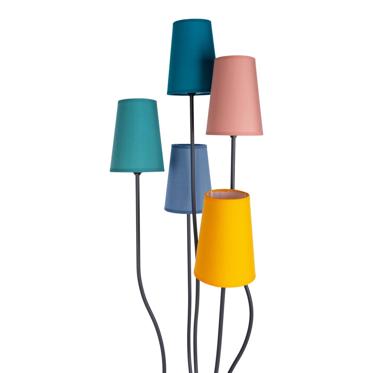 Blauwe Näve Leuchten staande lamp 166cm - Design metalen paraplu's
