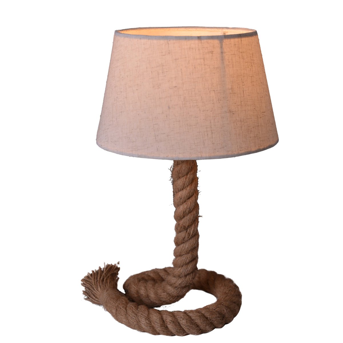 Näve Tafellamp Touw 40cm Wit E14
