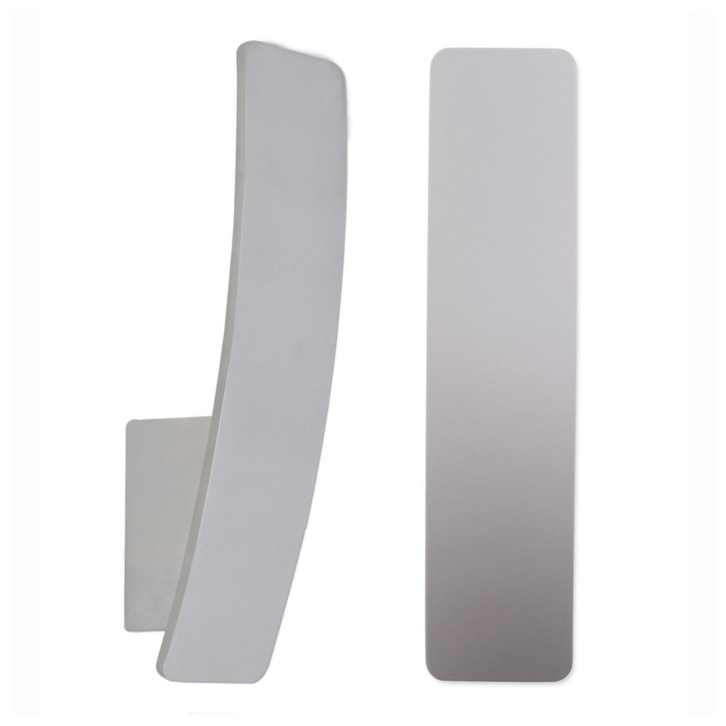 Näve Leuchten Stan LED Wandlamp - Zilver 29,5cm