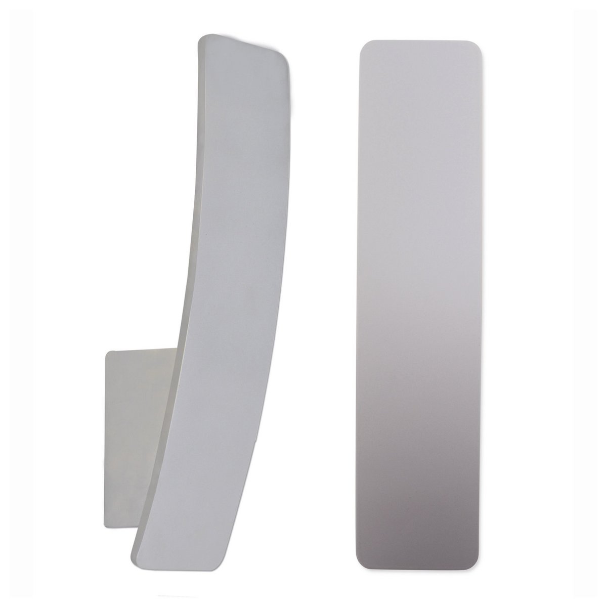 Näve Leuchten Stan LED Wandlamp - Zilver 29,5cm