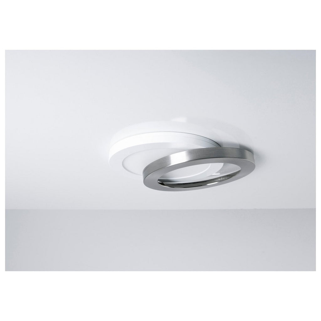 Näve Bonus LED Plafondlamp - Chroom/Wit 22,5cm