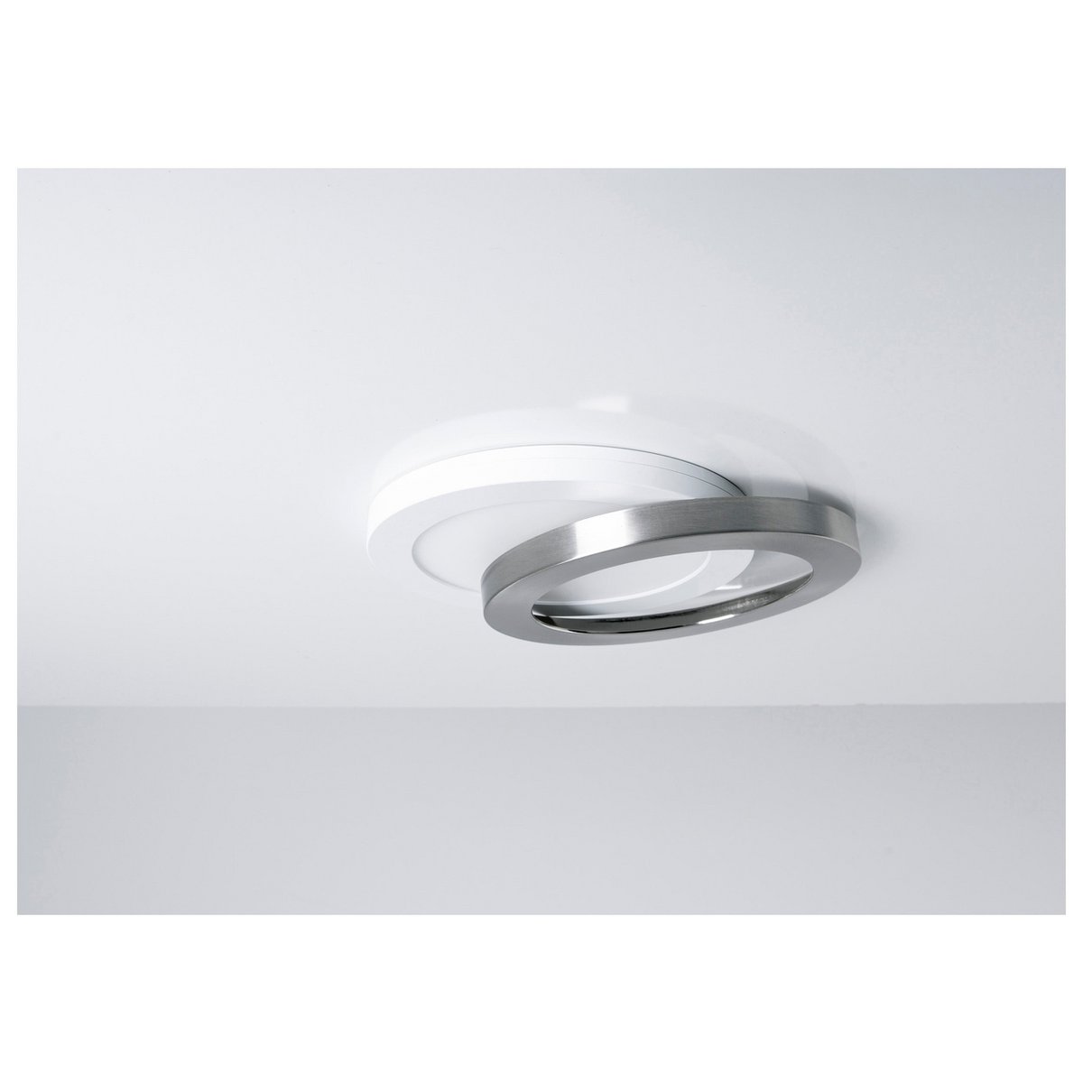 Näve Bonus LED Plafondlamp - Chroom/Wit 22,5cm