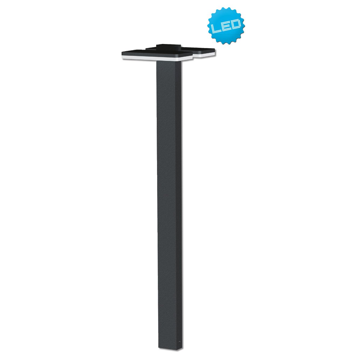 Näve Clair LED Buitenlamp - Antraciet 80cm